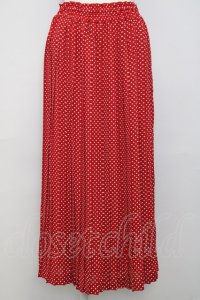 LOLITAその他(お買取対象外) / ドットロングスカート  赤Ｘ白 T-25-02-06-025-LO-SK-SA-ZT435