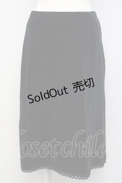 画像1: 【SALE】L'EST ROSE / 別珍スカート  黒 T-25-02-06-027-LO-SK-SA-ZT435