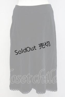 画像2: 【SALE】L'EST ROSE / 別珍スカート  黒 T-25-02-06-027-LO-SK-SA-ZT435