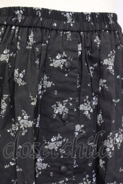 画像3: LOLITAその他(お買取対象外) / フラワープリントスカート  黒Ｘグレー T-25-02-06-029-LO-BL-SA-ZT435