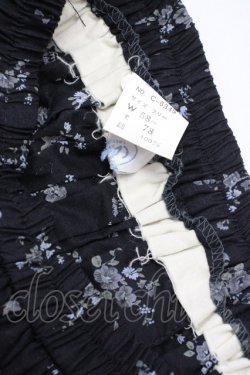 画像5: LOLITAその他(お買取対象外) / フラワープリントスカート  黒Ｘグレー T-25-02-06-029-LO-BL-SA-ZT435