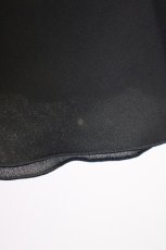 画像4: 【SALE】INGEBORG / 裾メローフリルミニスカート  ブラック T-25-02-06-033-LO-SK-SA-ZT435 (4)