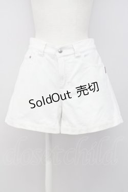 画像1: RNA / コーデュロイショートパンツ M アイボリー T-25-02-06-036-PU-PA-SA-ZT435