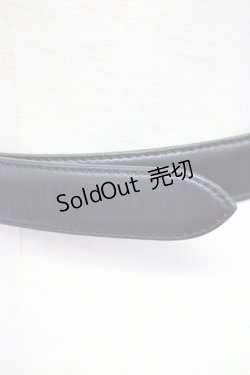 画像3: INGEBORG / ロゴ型押しベルト  ブラック T-25-02-06-039-LO-ZA-SA-ZT433
