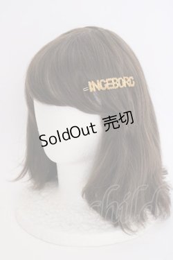 画像1: INGEBORG / ロゴバレッタ  ゴールド T-25-02-06-040-LO-ZA-SA-ZT