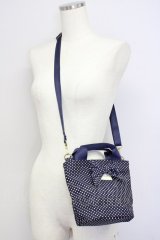 INGEBORG / ドット柄ミニショルダーバッグ  ネイビー T-25-02-06-043-LO-BG-SA-ZT433