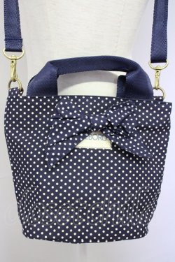 画像2: INGEBORG / ドット柄ミニショルダーバッグ  ネイビー T-25-02-06-043-LO-BG-SA-ZT433