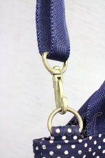 画像4: 【SALE】INGEBORG / ドット柄ミニショルダーバッグ  ネイビー T-25-02-06-043-LO-BG-SA-ZT433 (4)