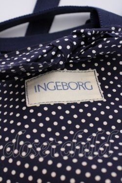 画像7: INGEBORG / ドット柄ミニショルダーバッグ  ネイビー T-25-02-06-043-LO-BG-SA-ZT433