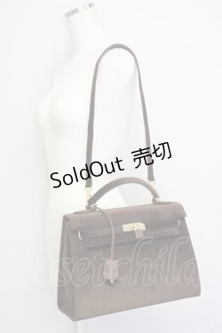画像1: INGEBORG / スエードハンドバッグ  ブラウン T-25-02-06-046-LO-BG-SA-ZT-K005