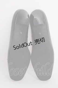 画像6: INGEBORG / リボンパンプス L ブラック T-25-02-06-047-LO-SH-SA-ZT-K006