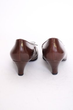 画像3: INGEBORG / リボンパンプス L ブラウン T-25-02-06-048-LO-SH-SA-ZT-K006