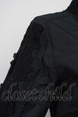 画像4: 【SALE】Jane Marple Dans Le Salon / レースハイネックブラウス  ブラック T-25-02-06-008-JM-BL-SA-ZT443 (4)