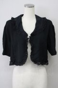 KETTY / トーションレースショートボレロ M ブラック T-25-02-06-010-EL-TO-SA-ZT443