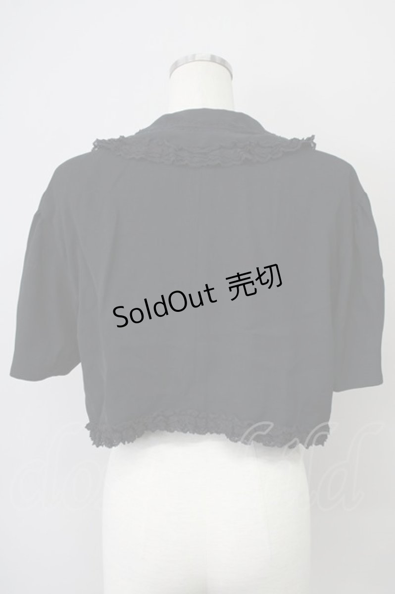 画像2: 【SALE】KETTY / トーションレースショートボレロ M ブラック T-25-02-06-010-EL-TO-SA-ZT443 (2)