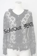 LOLITAその他(お買取対象外) / レースブラウス  黒 T-25-02-06-012-LO-BL-SA-ZT443