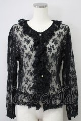 LOLITAその他(お買取対象外) / レースブラウス  黒 T-25-02-06-012-LO-BL-SA-ZT443