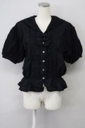 KETTY / 2つリボンセーラーブラウス M ブラック T-25-02-06-013-EL-BL-SA-ZT443