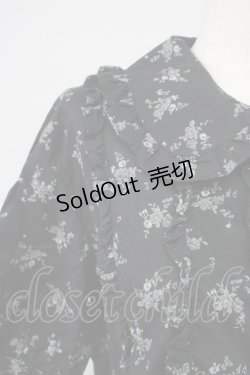 画像3: LOLITAその他(お買取対象外) / 花柄半袖ブラウス  黒Ｘ紫 T-25-02-06-014-LO-BL-SA-ZT443