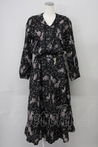 KETTY / ラベンダーptセーラーワンピース M ブラック T-25-02-06-020-EL-OP-SA-ZT443