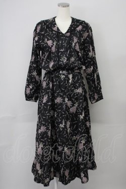画像1: KETTY / ラベンダーptセーラーワンピース M ブラック T-25-02-06-020-EL-OP-SA-ZT443