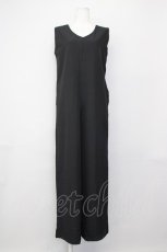画像1: CuLLt / TWILL SALOPETTE  ブラック T-25-02-09-034-PU-OP-SA-ZI (1)