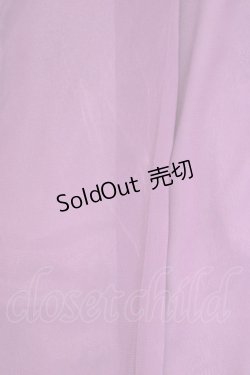 画像4: metamorphose /  シフォンタックジャンパースカート  パープル T-25-02-21-021-ME-OP-SA-ZI