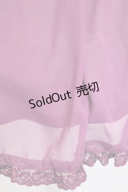 画像5: metamorphose /  シフォンタックジャンパースカート  パープル T-25-02-21-021-ME-OP-SA-ZI