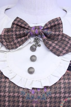 画像8: ALICE and the PIRATES / Dual face 〜phantom and truth〜柄ワンピース  ブラウン T-25-02-21-024-PA-OP-SA-ZI