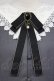 画像4: Faeriesdaffodil（海外ロリータブランド） / 襟刺繍長袖ワンピース XL グレーＸ白 T-25-02-21-025-LO-OP-SA-ZI