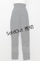 elements,H / ハイウエストパンツ  黒 T-25-02-21-034-PU-PA-SA-ZI