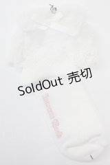 Innocent World / チュールフリルアンクルソックス  白 T-25-02-21-038-IW-ZA-SA-ZI