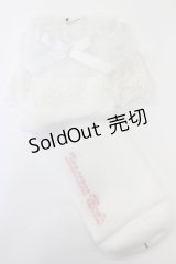 Innocent World / チュールフリルアンクルソックス  白 T-25-02-21-040-IW-ZA-SA-OS