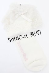 Innocent World / チュールフリルアンクルソックス  生成 T-25-02-21-044-IW-ZA-SA-ZI