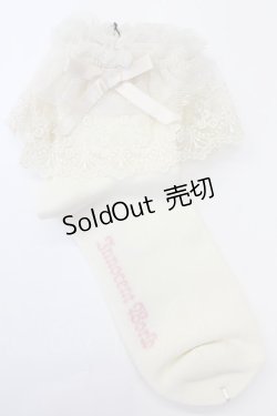 画像1: Innocent World / チュールフリルアンクルソックス  生成 T-25-02-21-044-IW-ZA-SA-ZI