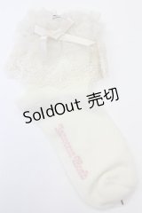Innocent World / チュールフリルアンクルソックス  生成 T-25-02-21-048-IW-ZA-SA-OS