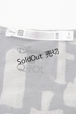 画像5: Q-pot. / ユニクロコラボ半袖カットソー  グレー T-25-02-21-007-QP-TO-SA-ZI