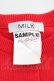 画像6: MILK / CD ハートボタン半袖カーデ  赤 T-25-02-21-010-ML-TO-SA-ZI