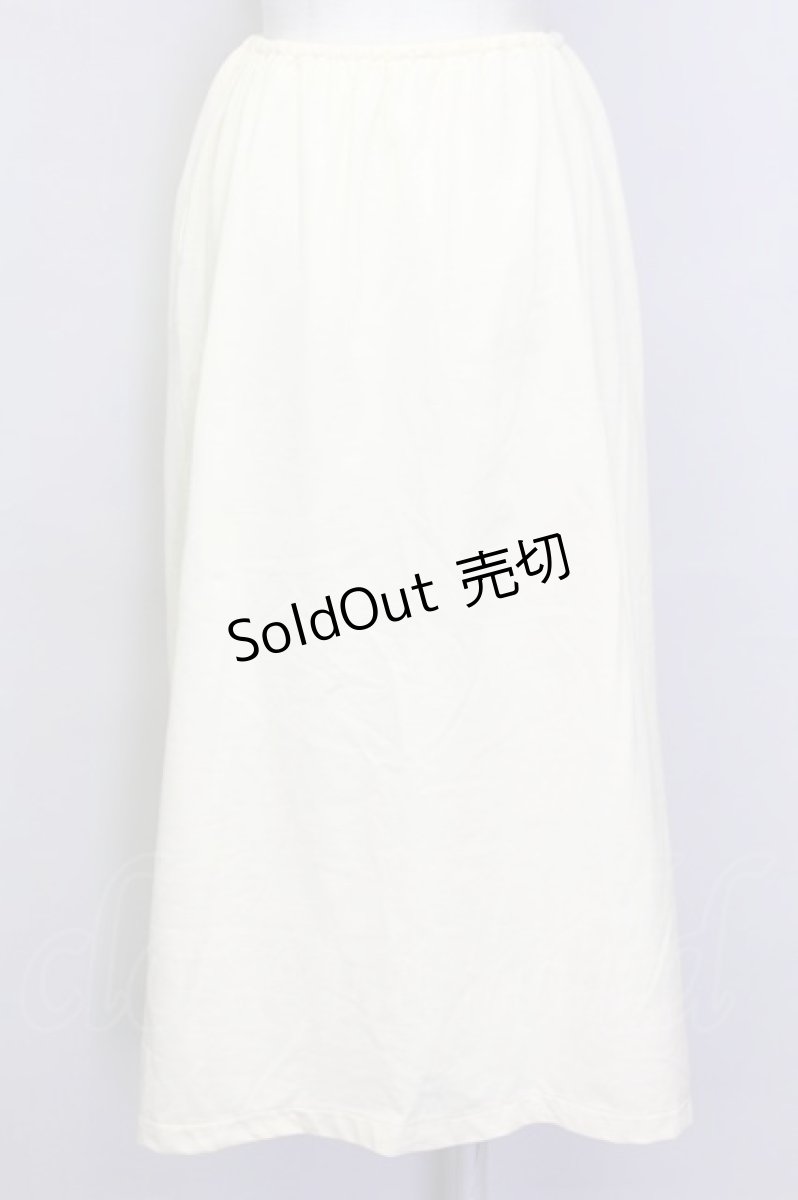 画像2: 【SALE】PINK HOUSE / 縦フリルラインペンシルスカート  アイボリー T-25-02-23-027-LO-SK-SA-ZT121 (2)