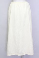 画像2: 【SALE】PINK HOUSE / 縦フリルラインペンシルスカート  アイボリー T-25-02-23-027-LO-SK-SA-ZT121 (2)