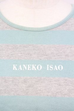 画像3: KANEKO ISAO / ボーダーTシャツ  グレー×サックス T-25-02-23-009-EL-TS-SA-ZT219