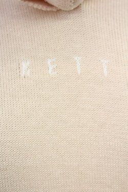 画像4: KETTY / ロゴ編込セーラーニットトップス M ベージュ T-25-02-23-016-EL-TO-SA-ZT219
