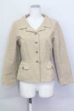 画像1: 【SALE】KANEKO ISAO / ウエストマークジャケット  ベージュ T-25-02-23-018-EL-JA-SA-ZT219 (1)