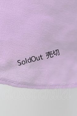 画像3: Emily Temple cute / パールリボンシフォンキャミワンピース  パープル T-25-03-08-017-ET-OP-SA-ZI