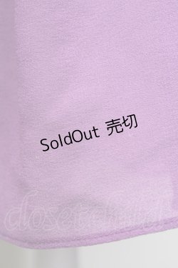 画像4: Emily Temple cute / パールリボンシフォンキャミワンピース  パープル T-25-03-08-017-ET-OP-SA-ZI