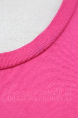 画像6: Candy Stripper / Candy VACATIONプリントカットワンピース  濃ピンク T-25-03-08-020-PU-OP-SA-ZI