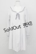 Ank Rouge / セーラープリーツワンピース  グレー T-25-03-08-024-CA-OP-SA-ZI