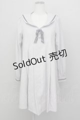 Ank Rouge / セーラープリーツワンピース  グレー T-25-03-08-024-CA-OP-SA-ZI