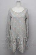 MILK / UTコラボドットワンピース  グレー T-25-03-08-025-ML-OP-SA-ZI