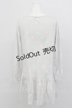 画像2: MILK / UTコラボドットワンピース  グレー T-25-03-08-025-ML-OP-SA-ZI